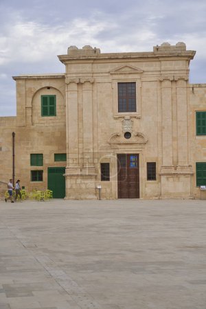 Photo for Valetta, Malta - June 5, 2023: Historic buildings in the city of Valetta in Malta - Royalty Free Image