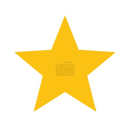 Ilustración de Estrella - icono de vector. Símbolo. Pictograma del sitio web Star - Imagen libre de derechos
