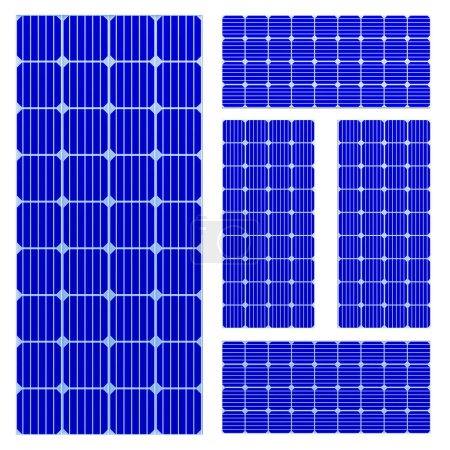 Téléchargez les photos : Panneaux solaires isolés sur fond blanc illustration 3d - en image libre de droit