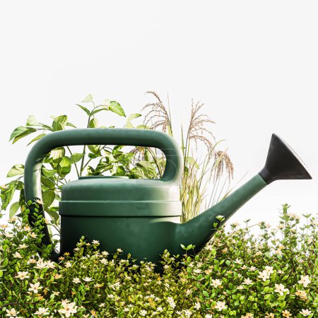 Photo for Watering can isolated on white background 3d illustration - Royalty Free Image