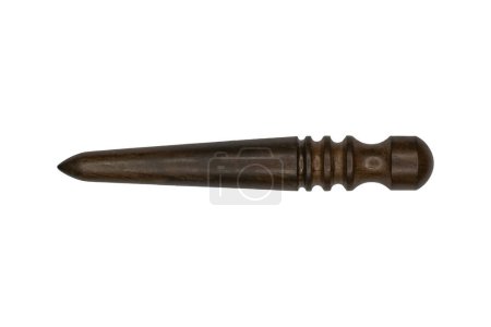 Slicker cone. Sandwood Polishing Rod, Leather Edge Bonding, Polishing Tool