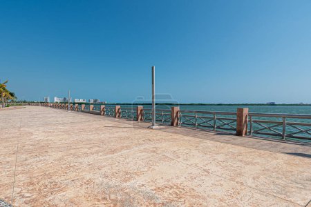 Foto de Vista de Malecon Tajamar en Cancún, México - Imagen libre de derechos