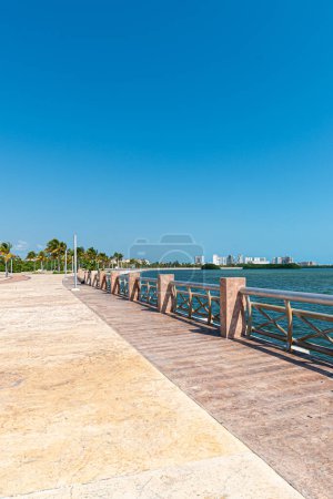 Foto de Vista de Malecon Tajamar en Cancún, México - Imagen libre de derechos