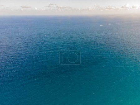 Foto de Vista del mar Caribe en Cancún, México - Imagen libre de derechos