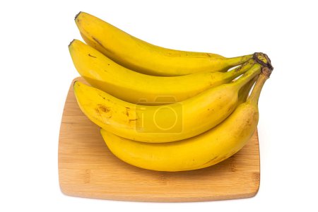 Imagen de plátanos con fondo blanco