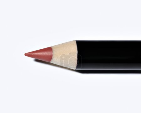 Photo for Red lip pencil macro - Royalty Free Image