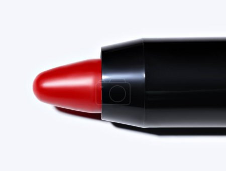 Photo for Red lip pencil macro - Royalty Free Image