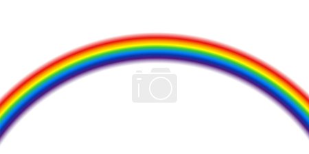 Illustration for Rainbow colorful color sky background - Royalty Free Image