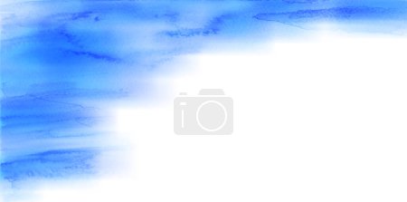 Blue Japanese Pattern Watercolor Background