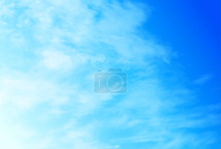 Illustration for Blue sky cloud landscape background - Royalty Free Image