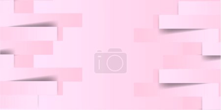 pink sticky silhouette paper background