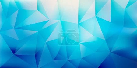 Photo for Wave blue technology curved background - Royalty Free Image