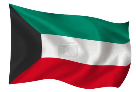 Photo for Kuwait Country Flag World Icon - Royalty Free Image