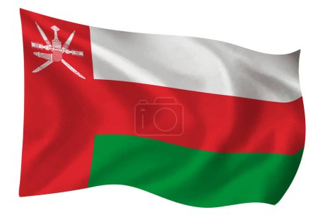 Photo for Oman Country Flag World Icon - Royalty Free Image