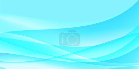 wave blue technology curved background