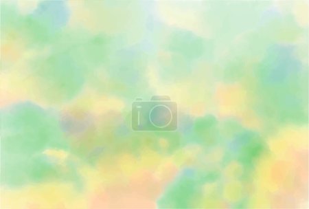 Illustration for Watercolor fresh green Japanese paper background - Royalty Free Image