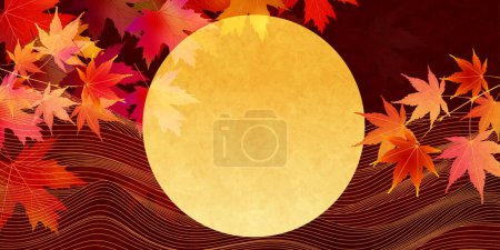 Otsukimi Fünfzehn Nächte Herbst Hintergrund
