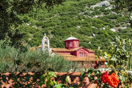 Photo for Agiou panteleimonous monastery in Penteli, Greece. - Royalty Free Image