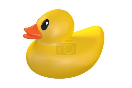 Photo for Rubber or Plastic Bath Duck Toy - Royalty Free Image