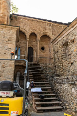 Photo for Balcon de la Reina (Queen's Balcony), Monastery of Saint Mary of Carracedo in Carracedelo, El Bierzo, Spain - Royalty Free Image
