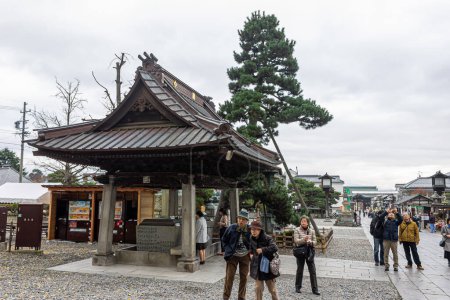 Foto de Nagano, Japón. Los terrenos de Zenko-ji, un templo budista japonés - Imagen libre de derechos