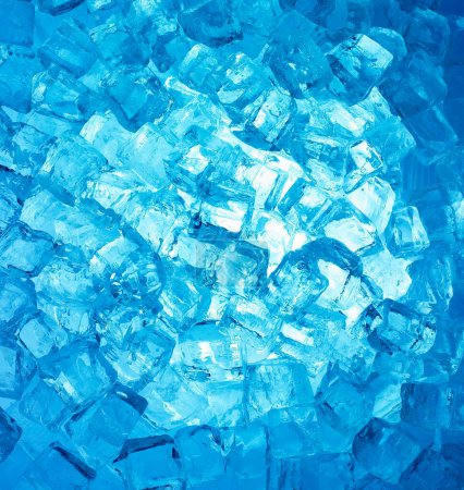 Photo for Ice cubes texture background close up - Royalty Free Image