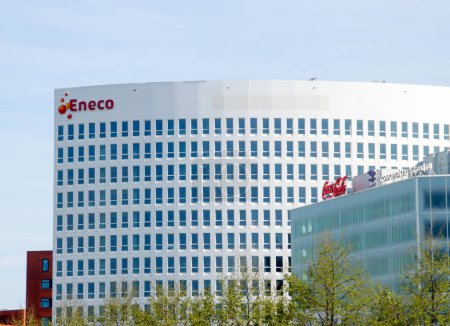 Téléchargez les photos : Siège social du fournisseur d'énergie Eneco à Rotterdam Alexander aux Pays-Bas - en image libre de droit