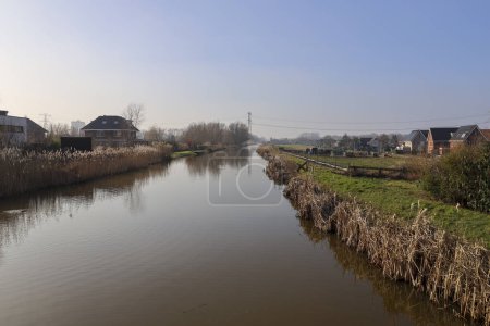 Photo for Ring canal of the Alexanderpolder in Nieuwerkerk aan den Ijssel  in the Netherlands - Royalty Free Image