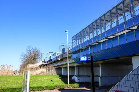 Photo for NS and ProRail's Nieuwerkerk aan den IJssel station, plagued for years by poor maintenance in Zuidplas - Royalty Free Image