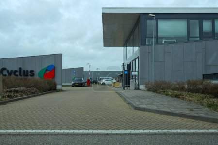 Téléchargez les photos : Société de collecte et de traitement des déchets Cyclus au parc Gouwe à Moordrecht aux Pays-Bas - en image libre de droit