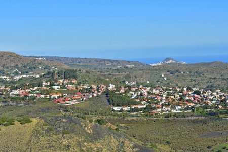Las Palmas, Gran Canaria, Kanarische Inseln - 15. März 2024: Blick auf die Landschaft vom Bandama-Krater