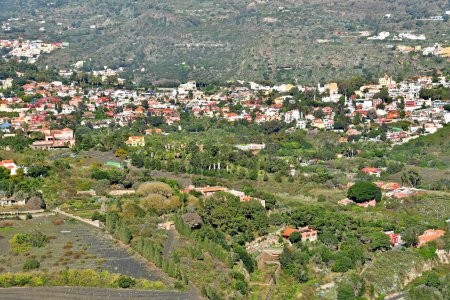 Las Palmas, Gran Canaria, Kanarische Inseln - 15. März 2024: Blick auf die Landschaft vom Bandama-Krater