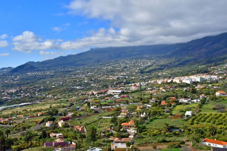 La Palma, Canary Islands - march 15 2024 : the landscape view from the Mirador de la Conception