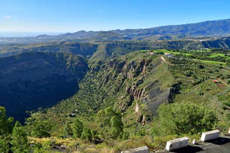 Las Palmas, Gran Canaria, Kanarische Inseln - 15. März 2024: Der Bandama-Krater