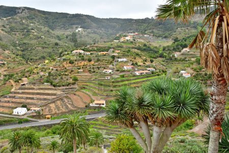 La Gomera, Îles Canaries - 15 mars 2024 : le paysage d'Hermigua