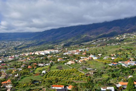 La Palma, Îles Canaries - 15 mars 2024 : la vue sur le paysage depuis le Mirador de la Conception