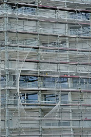 Le Touquet Paris Plage; France - april 20 2024 : scaffolding