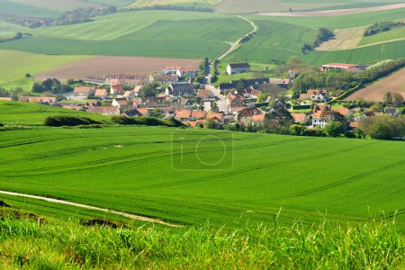 Escalles; France - may 10 2024 : the village of Escalles