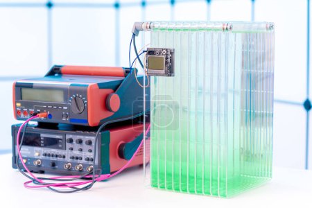Experimental bioreactor in laboratory 