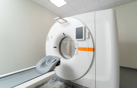 Photo for Medical diagnostic hospital equipment. Magnetic resonance imaging machine. - Royalty Free Image