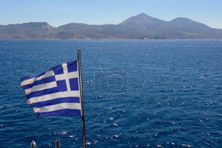 Foto de Ciclades - un archipiélago situado en la parte suroeste del mar Egeo. - Imagen libre de derechos