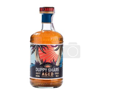 Foto de The Duppy Share Caribbean Rum. - Imagen libre de derechos
