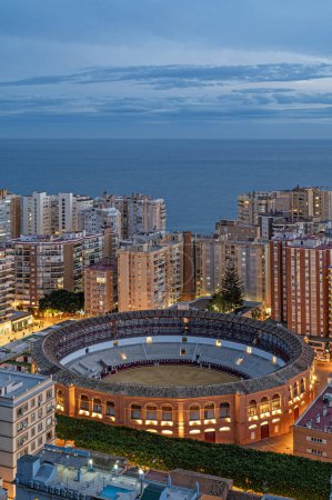 Foto de Málaga, España - panorama de la ciudad. - Imagen libre de derechos