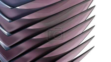 Ethereal Reflections: Abstract Glass Wallpaper