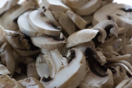 Photo for A heap of sliced champignons - Royalty Free Image
