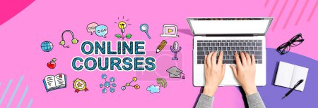 Online-Kurse für Personen mit Laptop