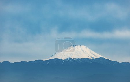 Foto de Vista del Monte Fuji desde Tokio, Japón al atardecer - Imagen libre de derechos