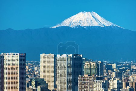 Foto de Vista del Monte Fuji desde Tokio, Japón - Imagen libre de derechos