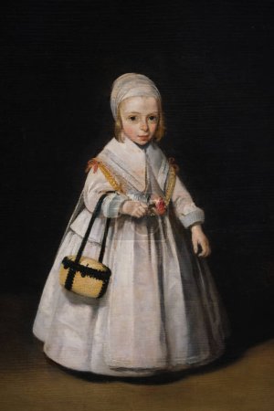 Photo for Helena van der Schalcke, oil on canvas, Gerard ter Borch, Rijksmuseum, Amsterdam, The Netherlands - Royalty Free Image