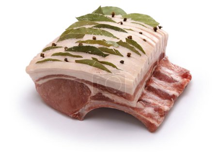 Photo for Preparing Danish roast pork (Flskesteg). - Royalty Free Image